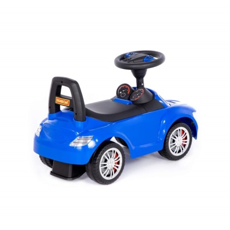 Supercar roller skate car No. 1, with a sound signal, blue color-3