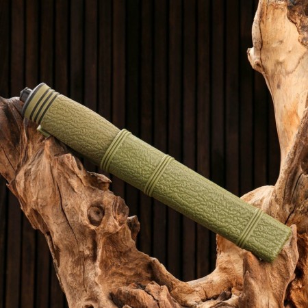 Tactical knife "Alfa" 23cm, blade 110mm/3mm, with fiberglass and sling, green-2
