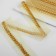 Decorative braid with beads, 35 mm, 4.5 ± 0.5 m, gold color