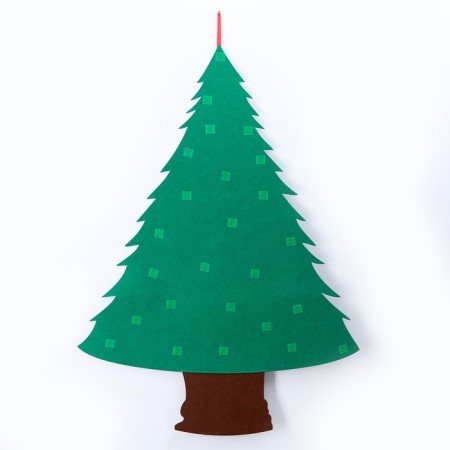 Set for creativity "Christmas tree with a golden star" Velcro decorations-3