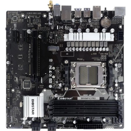 Motherboard BIOSTAR B650MP-E Pro Socketam5 AMD B650 4XDDR5 MATX AC`97 8ch (7.1) 2.5gg 1073501