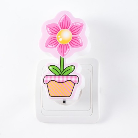 Nightlight "Flower" LED MIX (220V) 2x6x11 cm Risalux-1