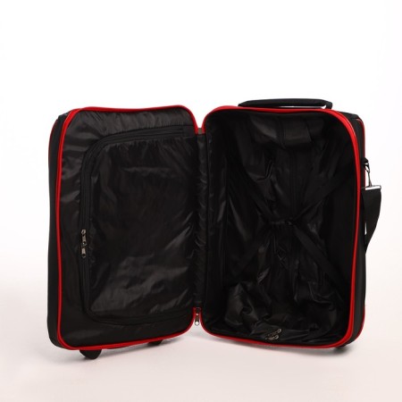 Baby suitcase 32 l (s), Sacvoyage, lightning department, black/red color-7