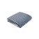 Zigzag blanket, size 200x220 cm, blue color