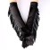 Carnival accessories with fringe, black color