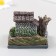 Figure for Florarium Polystone "Stone House with Garden" 7x6x6.5 cm