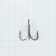 The triple hook Nautilus Treble 2x-Series 2406, BN color, No. 1/0, 5 pcs.