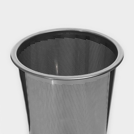 Glass mug for brewing with metal sieve, 550 ml-8