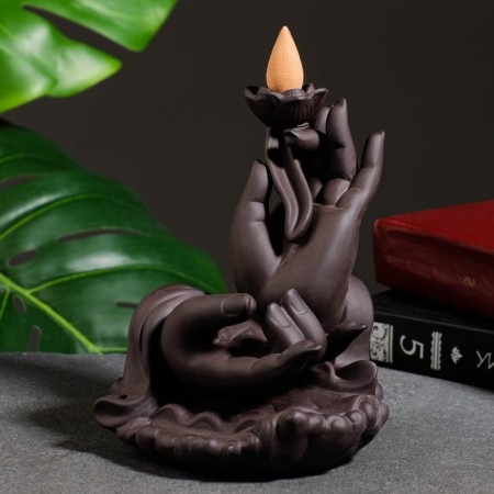 Set of incense on the stand "Hands" 14*11cm-1