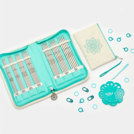 Set of steel sock knitting needles GRATEFUL MINDFUL KNITPRO, 15 cm 36331