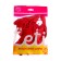 Latex ball 12 ", pastel, set 12 pcs., Red color