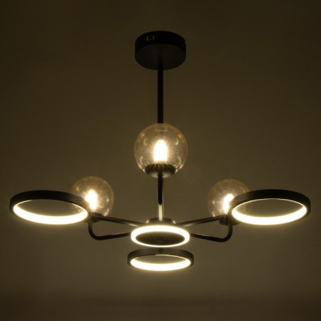 Mirbis chandelier 6XLED 30W 3xg9 black 75x75x59cm Bayerlux-4