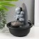 The desktop fountain from the network, the backlight "Little Khothei with cliffs at the rock" 16x16x19 cm
