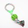 Cable toy with handle and ball, 38 cm, up to 160 g, green