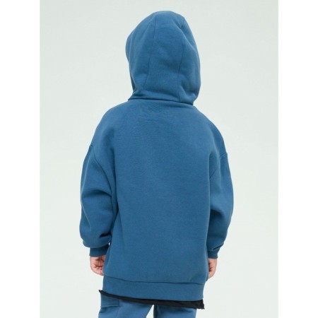 Sweatshirt for boys, height 98 cm, gray color-3