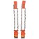 Skyway Anti-Square Bracelet, L-Crossover model, 400mm length, 2pcs set, S09701002