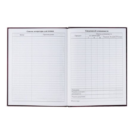 Universal diary for grades 1-11, cats 3, solid cover 7BC, glossy lamination, 40 sheets-8