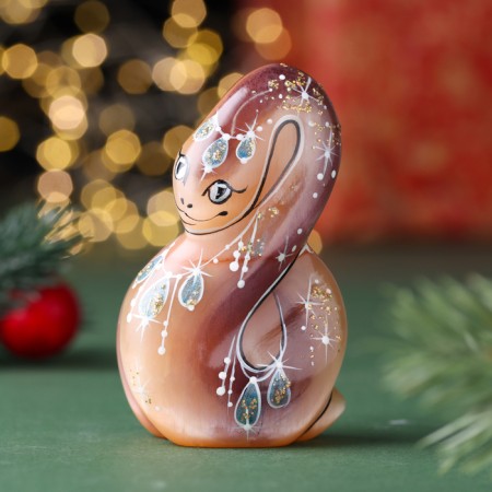 New Year. Souvenir "Snake Orial", Selenite