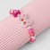 Bracelet Children's "Choselka" butterfly, pink color