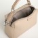Women's bag with zipper, Textura, average size, beige color
