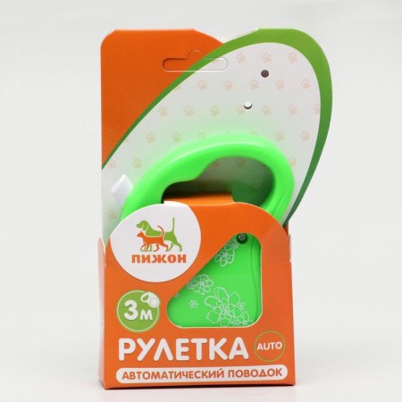 Roulette "Flowers", 3 m, up to 10 kg, green-3