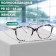 Ready glasses GA0409 (color: c3 white, black; diopter: + 2; tint: no)