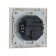 Tot Matte Glass switch, 10 a, 1 cl., Hidden, glass, white