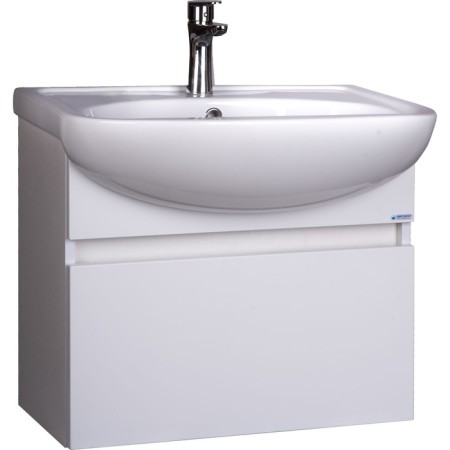 Tumba Iceberg Classic under the Elegy 50 sink, suspended, with one box