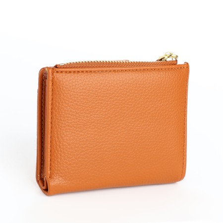 Women's wallet on the button, redhead color-1