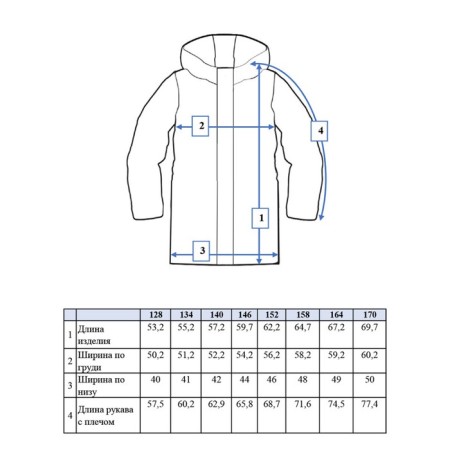 Demisason jacket for the girl PlayTode, height 146 cm-8