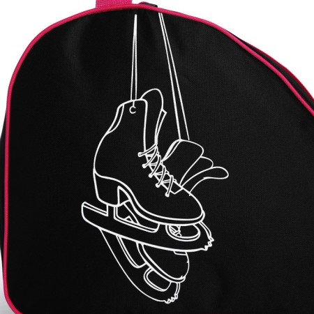 Sports bag for skates "skates", 40*32*20 cm, black color-6