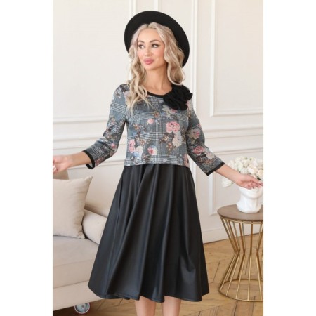 Women's dress, size 48, black color-8