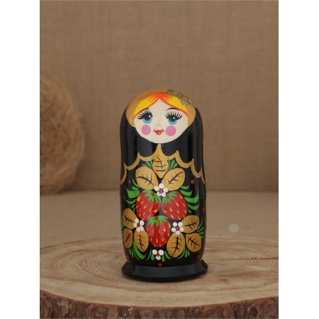 Matryoshka "Khokhloma with a butterfly" 5 puppet-2