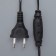 Garland "fringe" 4 × 0.6 m, IP44, dark thread, 180 LED, glow blue, white flicker, 220 V