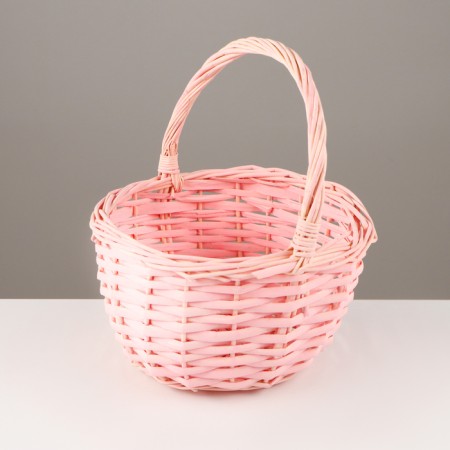 Wicker basket, 20 × 20 × 11.5/25 cm, willow