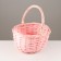 Wicker basket, 20 × 20 × 11.5/25 cm, willow