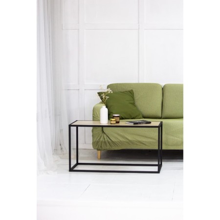 Table Journal Loft with chipboard, 941x488x488, black MuAr/Dub Sonoma-3