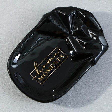 A set of bathroom accessories "Home Moments", 3 items, a dispenser, a glass, a soap dish-8