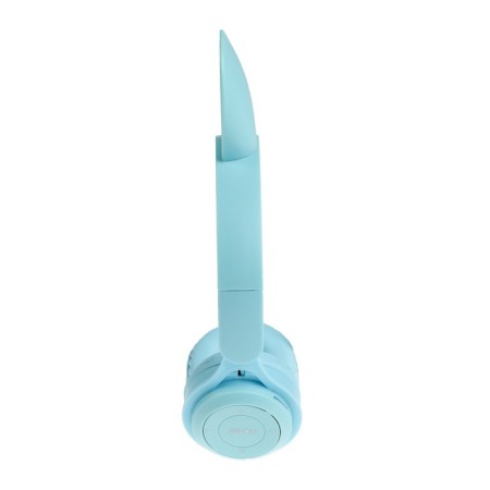 Wireless headphones Y08R, invoices, children's, BT 5.1, backlight, 400 mAh, blue-4