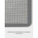 Savanna bathroom mat, diatomite stone, thickness 1 cm, 39 × 60 cm, gray