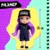 Sharnic doll "Cool baby" with accessories, in a jeans overalls