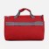 Sports bag with lightning, 2 outer pockets, long belt, burgundy color