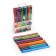 A set of ballpoint pens, 10 colors, the body is triangular, tinted, in a blister on the button