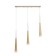 Bayerlux suspension Bayerlux “Amadeus” 3xLED 18W 4000k gold 50x4x30-180cm
