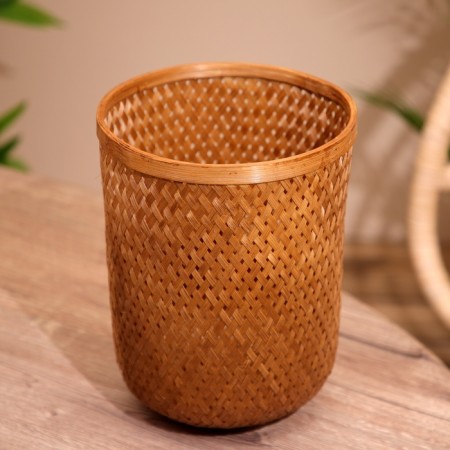 Wicker basket, from bamboo 20x20x25 cm-1