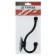 Furniture tundra hook TKD031, two -rod, black matte