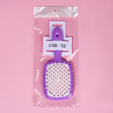 The comb is massage, wide, ventilated, 8.3 × 20 cm, color mix-10