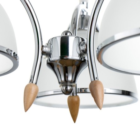 Lamp "Kian" 3he27 40W silver 51x51x60 cm Bayerlux-3