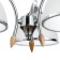 Lamp "Kian" 3he27 40W silver 51x51x60 cm Bayerlux