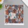 Scrapbooking paper bilateral "Africa" ​​density 180 grams set 10 pcs 15.5x17 cm